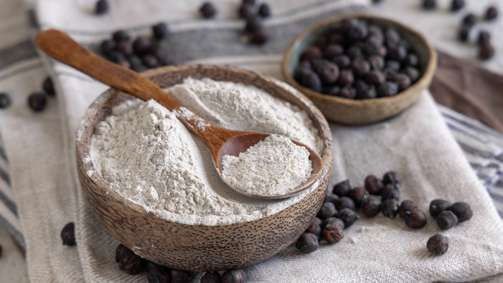 Black chickpea flour and beans in Matera are traditionally made into catavelli pasta.